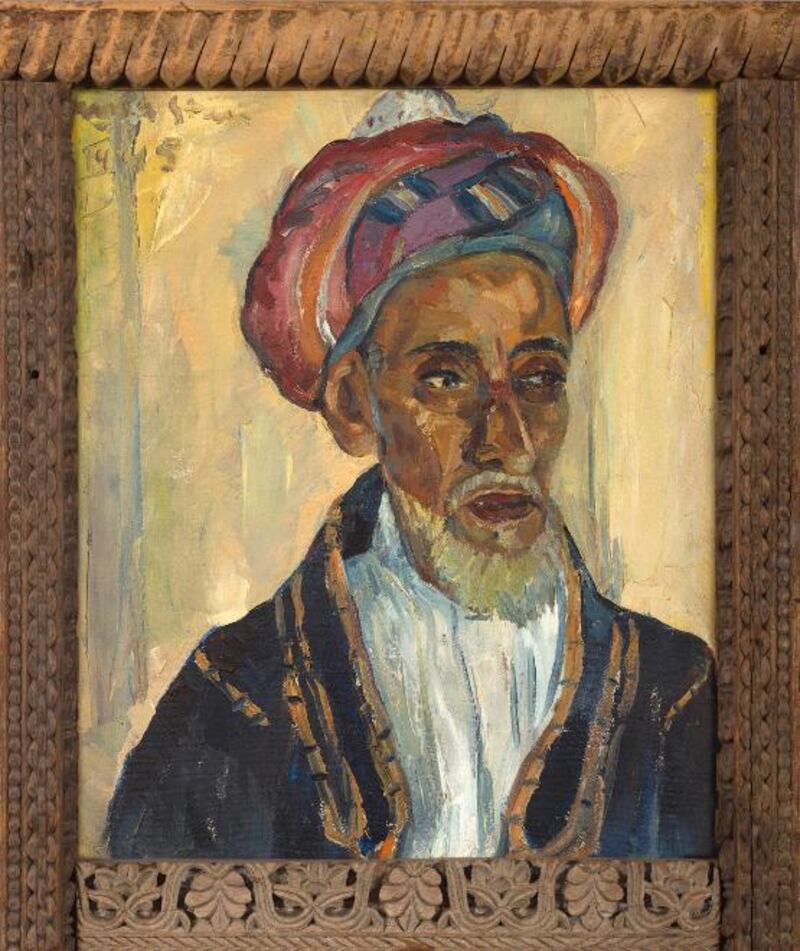 Irma Stern
Arab
signed and dated 1945
oil on canvas, in the original Zanzibar frame
63 by 52,5cm excluding frame; 76,5 by 65cm including frame

R 12 000 000 - 16 000 000. Courtesy Strauss & Co