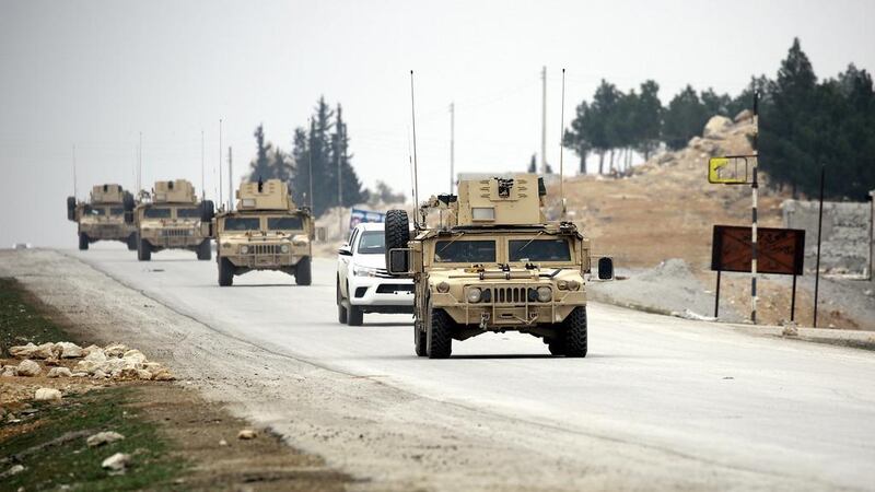 A UK soldier was killed by a roadside bomb in Syria on Thursday. (Delil Souleiman / AFP)