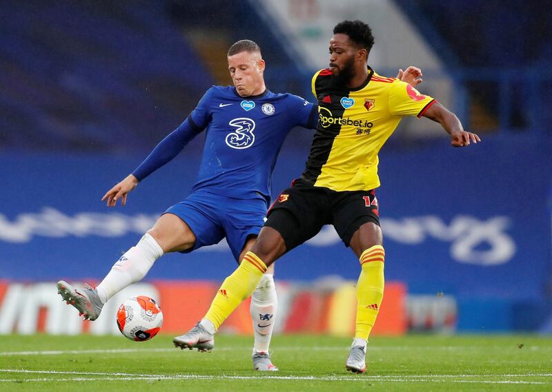 Nathaniel Chalobah - 4: A chastening return to Stamford Bridge for the former Chelsea youngster. Hard to recall him touching the ball. Reuters