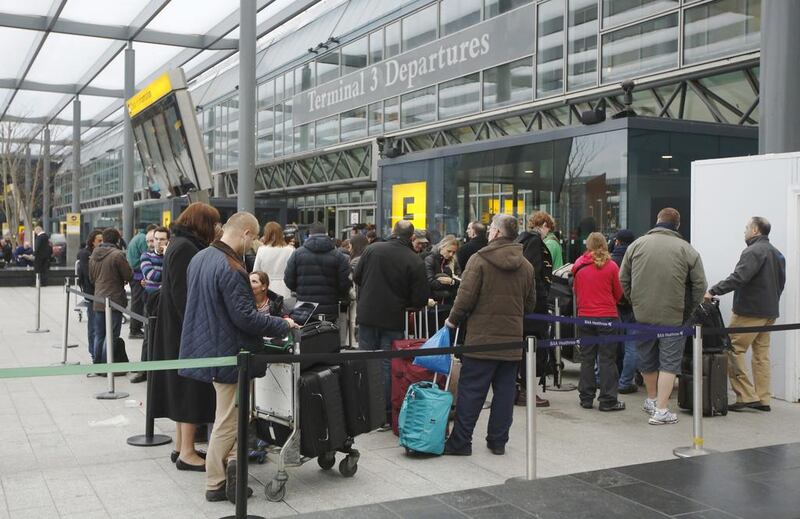 More than 200,000 passengers a year travelling on two UAE and three other carriers risk missing connecting flights. Luke MacGregor / Reuters