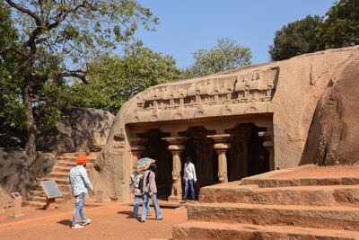 Varaha Cave is one of several stunning temples carved into rock at Mahabalipuram. Photo: Ronan O'Connell