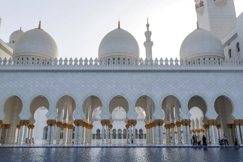Abu Dhabi, United Arab Emirates, May 6, 2019.    First day of Ramadan at the Sheikh Zayed Grand Mosque. 
Victor Besa/The National
Section:  NA
Reporter: