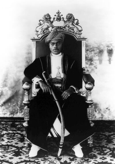 2B0265G Sayyid Ali bin Hamud Al-Busaid (June 7, 1884 ? December 20, 1918) (Arabic: ??? ?? ???? ?????????) was the eighth Sultan of Zanzibar. Ali ruled Zanzibar from July 20, 1902 to December 9, 1911, having succeeded to the throne of the death of his father, the seventh Sultan.

He served only a few years as sultan because of illness. In 1911 he abdicated in favour of his brother-in-law Sayyid Khalifa bin Harub Al-Busaid.