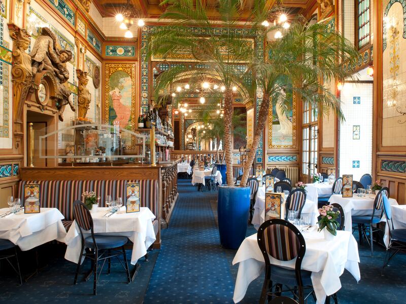 The Art Nouveau restaurant La Cigale in Nantes. Photo: Le gout et les couleurs / LVAN