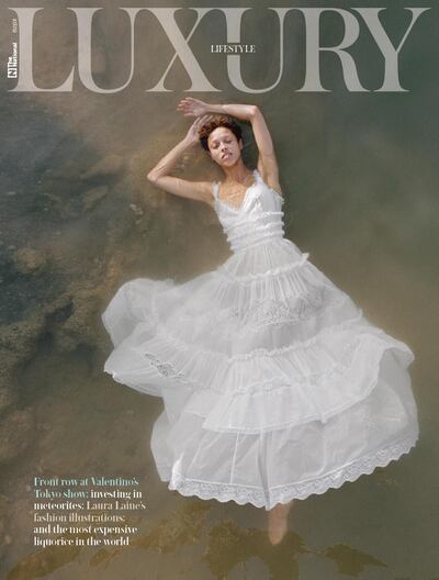 The cover of Luxury magazines December issue
