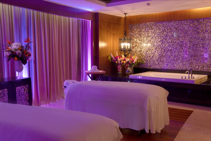 The Royal Suite package comes with complimentary one-hour massages for two.