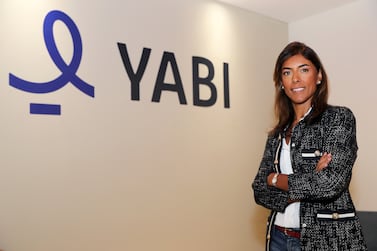 Ambareen Musa, Founder/CEO of Yabi by Souqamal at her office in DIFC in Dubai.  Pawan Singh / The National