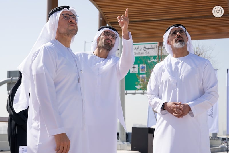 The project has seven bridges, including two that run over water for 3.8km. Photo: Abu Dhabi Media Office