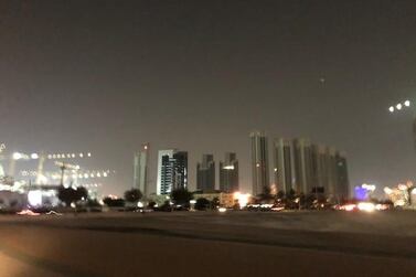 A blackout has affected parts of Reem Island. 