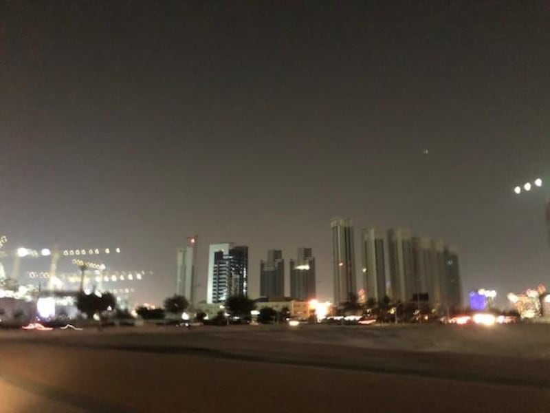 A blackout has affected parts of Reem Island. 