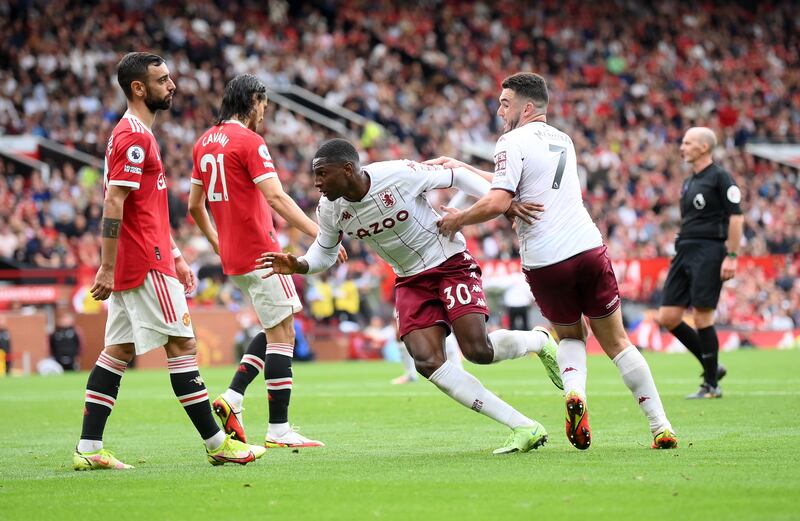 Centre-back: Kortney Hause (Aston Villa) – Came into the side, helped keep Cristiano Ronaldo quiet and deserved his famous winner away at Manchester United. Getty Images