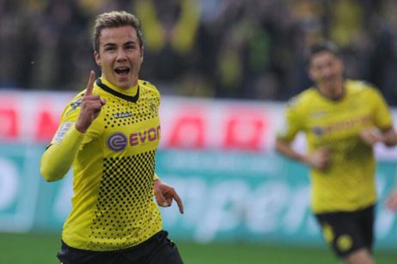 Mario Goetze, the 19-year-old, was a key player for Borussia Dortmund in their German Bundesliga-winning campaign last season.