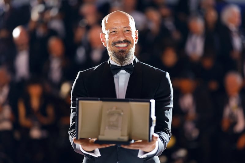 Director Tarik Saleh, Best Screenplay award winner for the film 'Boy From Heaven'. Reuters