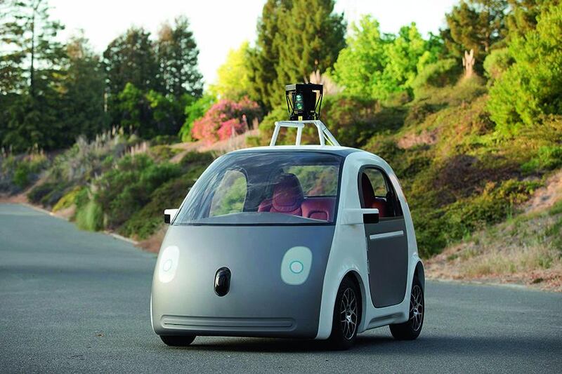 A prototype of a self-driving car by Google. Courtesy Google Detroit / Reuters