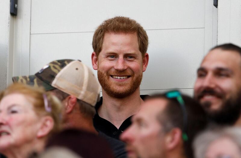 Britain's Prince Harry, Duke of Sussex watches as the New York Yankees and the Boston Red Sox play the first of a two-game series at London Stadium in Queen Elizabeth Olympic Park, east London. As Major League Baseball prepares to make history in London, New York Yankees manager Aaron Boone and Boston Red Sox coach Alex Cora are united in their desire to make the ground-breaking trip memorable on and off the field.  AFP
