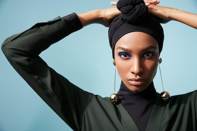 Ikram Abdi Omar stars in a campaign for The Outnet X Diane Von Furstenberg