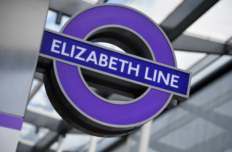 The Elizabeth Line will feature as a double purple line on the new London transport map. Reuters