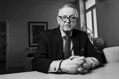 Former Finnish President and Nobel Peace laureate Martti Ahtisaari. AFP