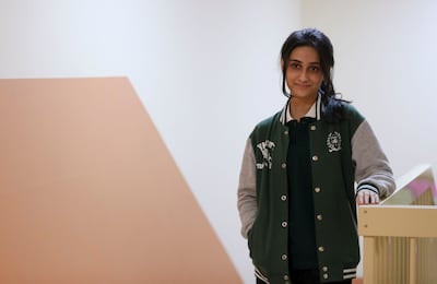 "As a proud Indian, I can come to the Expo and show my dance and culture," says Isha Shukla, grade 11 at Delhi Private School, Jebel Ali. Khushnum Bhandari/ The National
