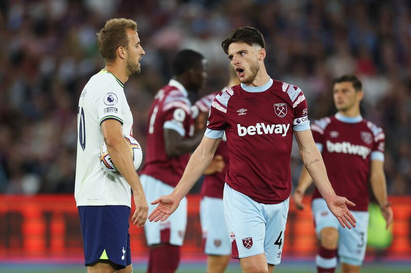 Declan Rice 7 – Was at the centre of most things for the Hammers, and was often found attacking the Spurs box. He forced Lloris into action with a left-footed effort from distance. Getty Images