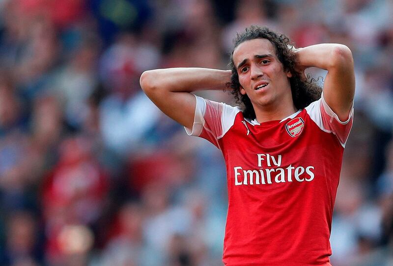 Soccer Football - Premier League - Arsenal v Crystal Palace - Emirates Stadium, London, Britain - April 21, 2019  Arsenal's Matteo Guendouzi looks dejected   Action Images via Reuters/Matthew Childs  EDITORIAL USE ONLY. No use with unauthorized audio, video, data, fixture lists, club/league logos or "live" services. Online in-match use limited to 75 images, no video emulation. No use in betting, games or single club/league/player publications.  Please contact your account representative for further details.