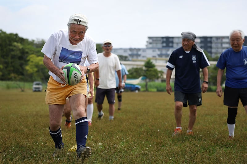 Senior citizens are encouraged to take up rugby for their mental and physical welfare