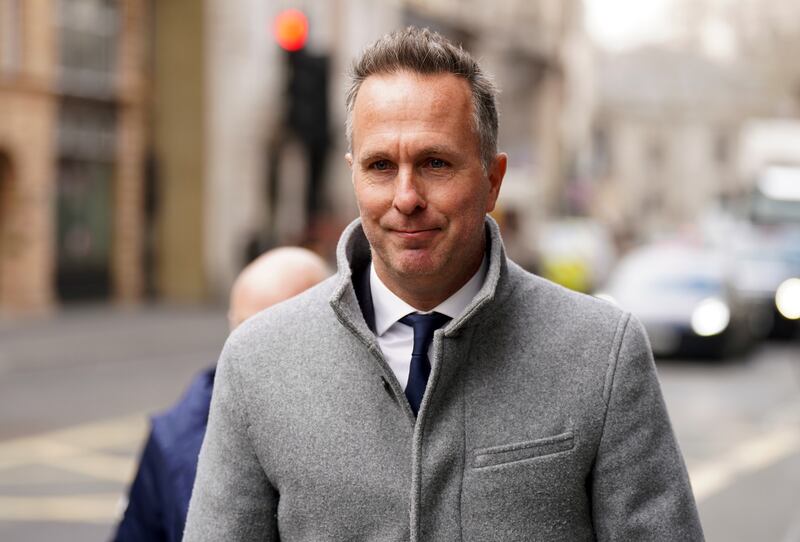 Michael Vaughan wrote on Instagram that a disciplinary panel had dismissed the charge against him. PA