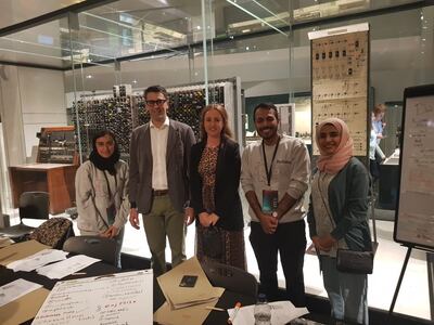 The UAE's ambassador to the UK, Mansoor Abulhool, is a major supporter of the UAE STEM in the UK and has attended a number of the group's events at the Science Museum in London. Photo: Huda Ahli