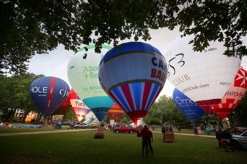 The Fiesta is Europe’s largest annual hot air balloon event.