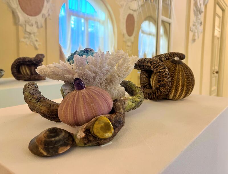 Shells on view, which Boghossian says are like 'precious stones'. Maghie Ghali for The National