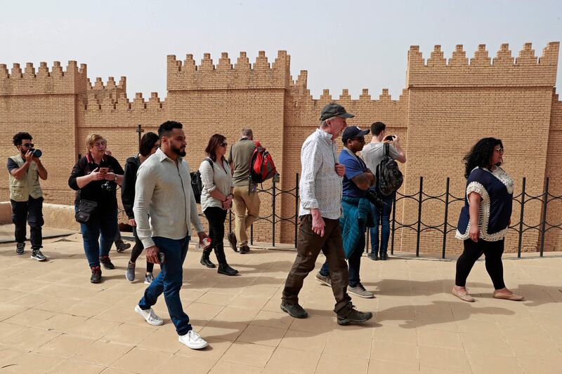 In a world that shares on social media, tourists are beginning to enjoy the cachet of their visits to an ancient city like Babylon. Bloggers say they are struck by Iraqis' kindness and hospitality.