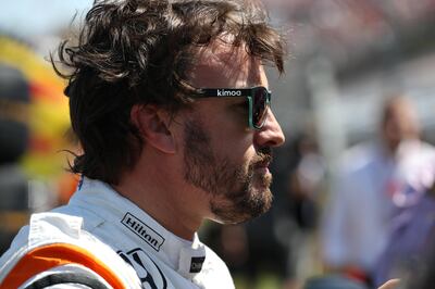 BUDAPEST, HUNGARY - JULY 30: Fernando Alonso of Spain and McLaren Honda prepares to drive on the grid before the Formula One Grand Prix of Hungary at Hungaroring on July 30, 2017 in Budapest, Hungary.  (Photo by Mark Thompson/Getty Images)