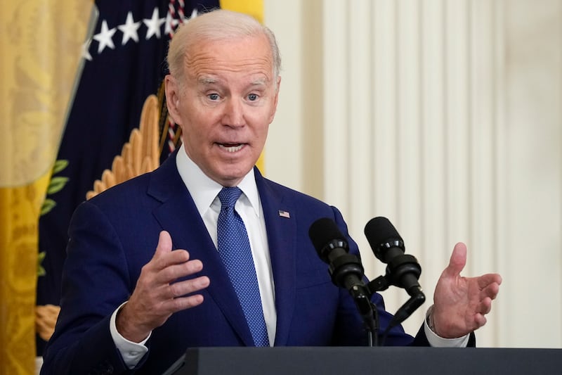 The White House said President Joe Biden's executive order was aimed at protecting US national security. AP
