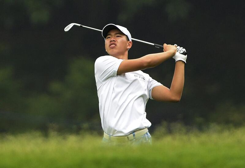 Guan Tianlang, 14, of China played in the Masters and could be a star the sport is waiting for. Paul Lakatos / AP Photo

