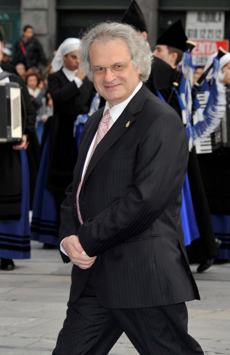 OVIEDO, SPAIN - OCTOBER 22:  Writer Amin Maalouf attends "Prince of Asturias Awards 2010" ceremony at the Campoamor Theatre on October 22, 2010 in Oviedo, Spain.  (Photo by Carlos Alvarez/Getty Images)