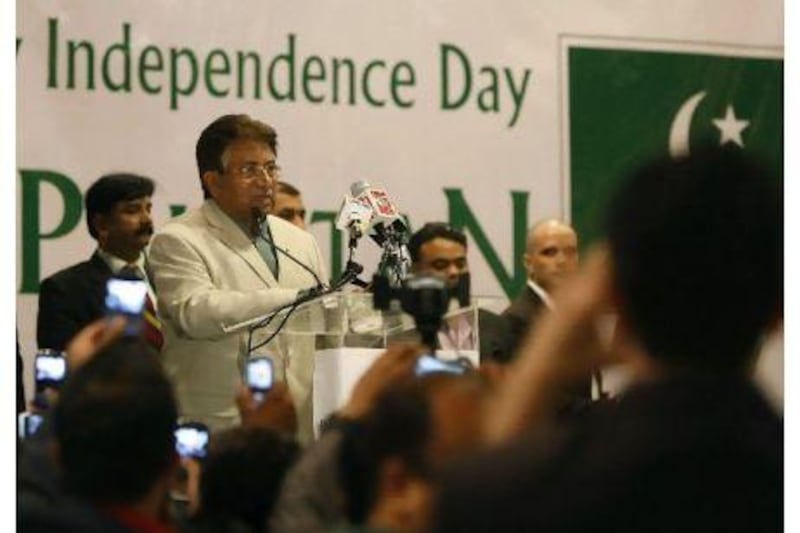 Pervez Musharraf, the former Pakistan president, addressed 2,500 guests at the Dubai World Trade Centre for celebrations marking the country's independence. "Today isn't about me and it isn't about my political party," he said. "This is Pakistan's day."