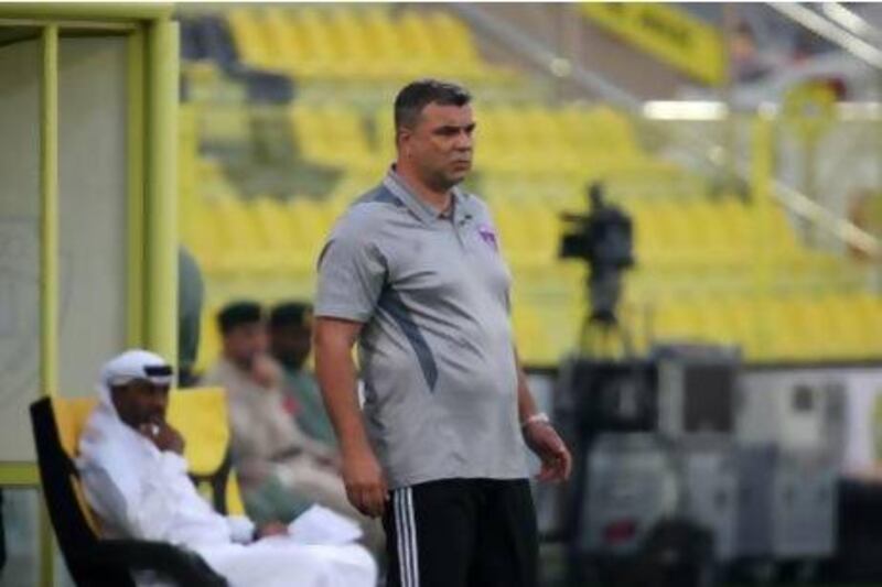 Cosmin Olaroiu is confident his side will do well without Asamoah Gyan, and possibly others. Pawan Singh / The National