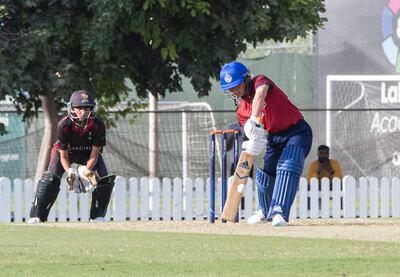 Thailand captain Naruemol Chaiwai, batting against the UAE, insists her team's target is to win the Qualifier tournament. Ruel Pableo for The National