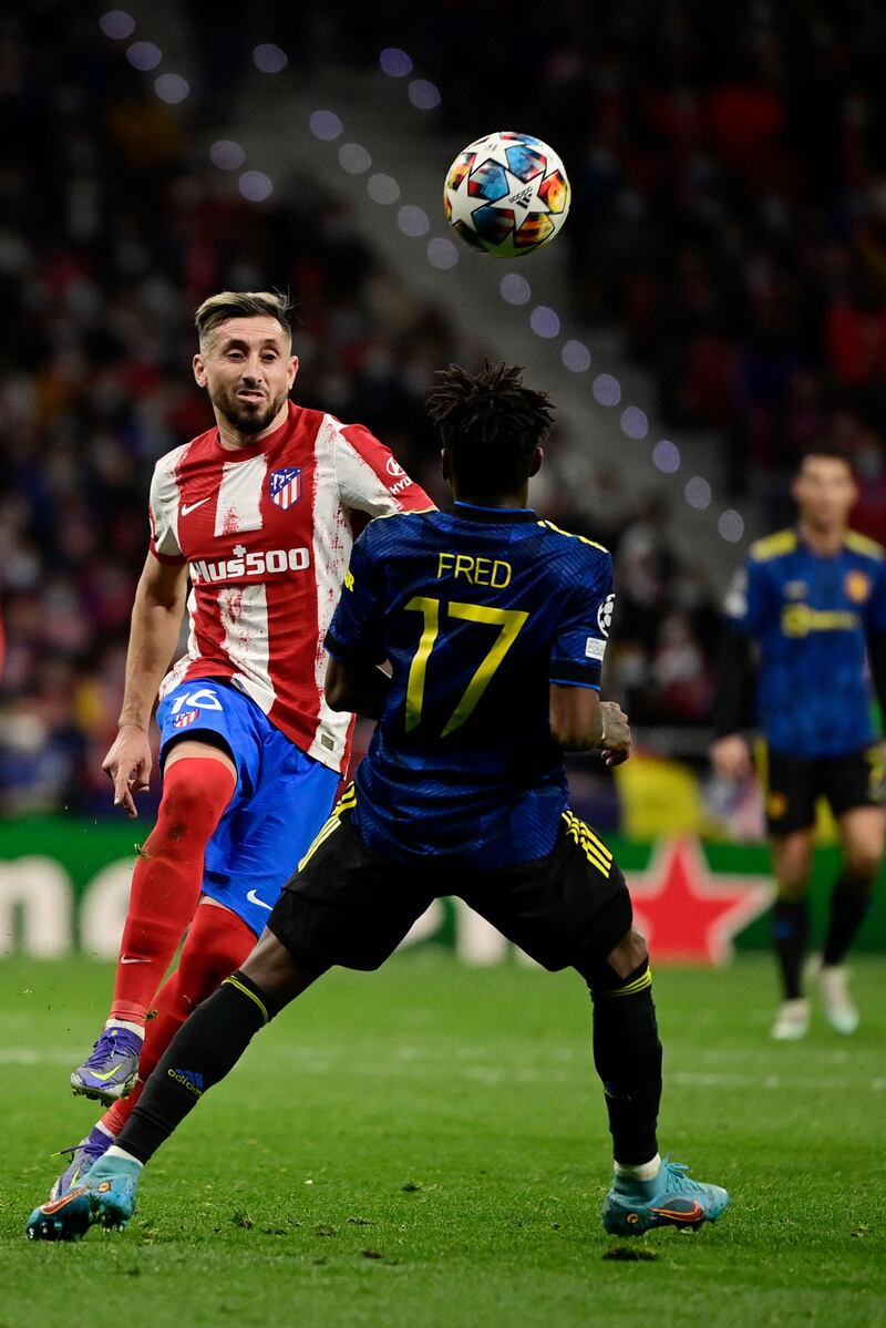 Hector Herrera 8 - The robust Mexican used his body well to protect the ball and control the tempo for Atleti. Almost flawless in possession. Was a perfect foil for his midfield partner Kondogbia. AFP