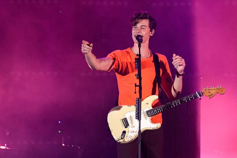 Shawn Mendes says he's postponing three weeks of shows in the US. AFP