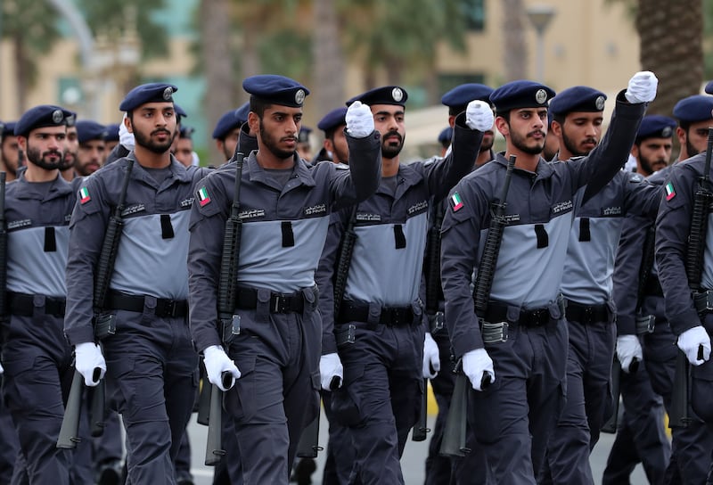 The celebrations featured displays by police teams and other units.