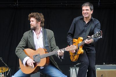 Mandatory Credit: Photo by Rosie Allt/REX/Shutterstock (1350791a)
Hothouse Flowers - Liam O Maonlai, Fiachna O Braonain
FEIS Festival, Finsbury Park, London, Britain - 19 Jun 2011