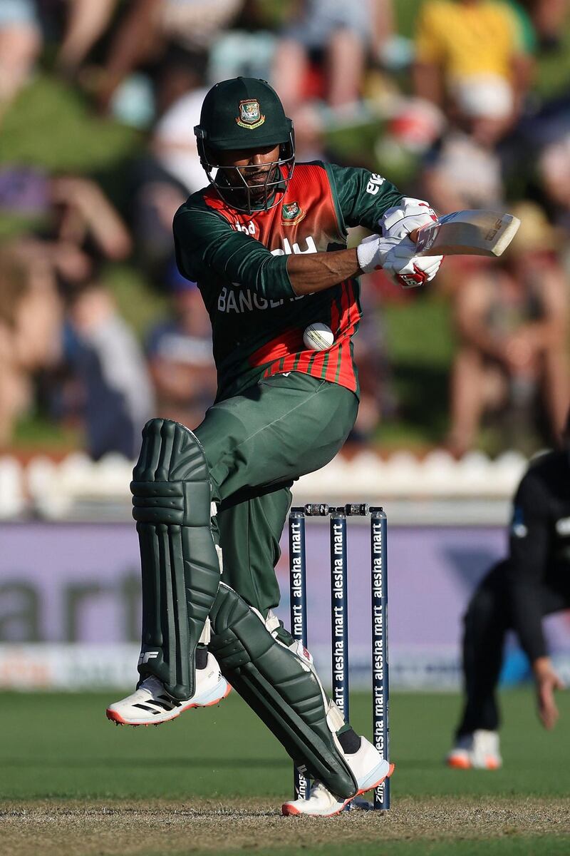 Bangladesh's Mahmudullah remained unbeaten on 76. AFP