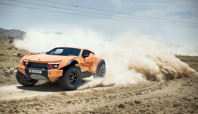 The Zarooq SandRacer 500GT is described by its UAE makers as a supercar for the desert