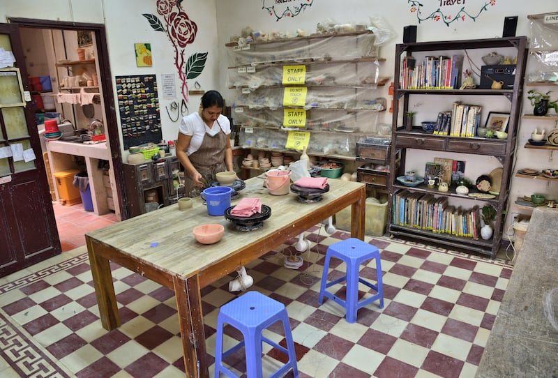 A Vietnamese ceramics workshop in Ho Chi Minh City.
