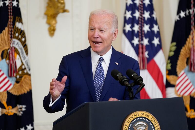 President Joe Biden is expected to announce his Saudi trip on Tuesday. AP
