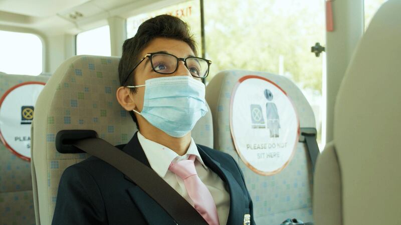 Wearing face masks will be mandatory on school buses. Courtesy: STS