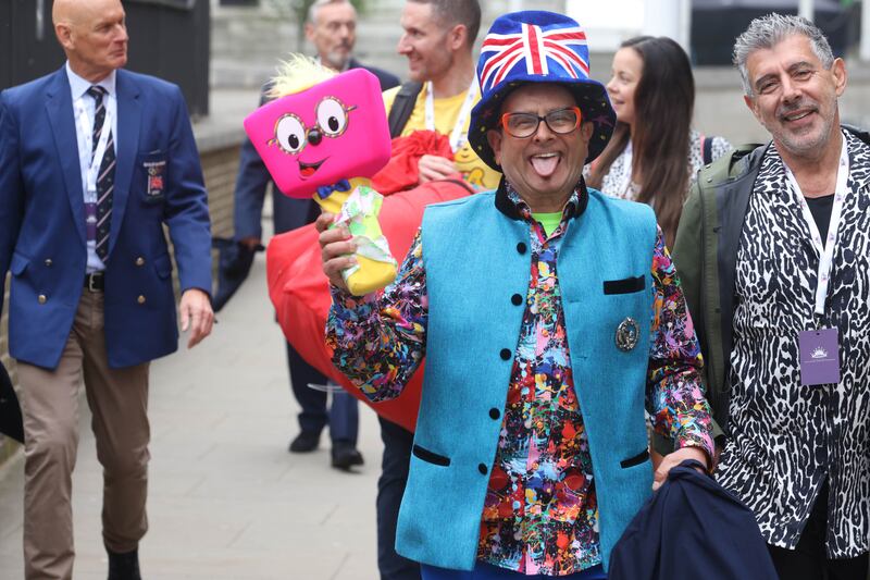 TV presenter Timmy Mallett at the pageant. PA
