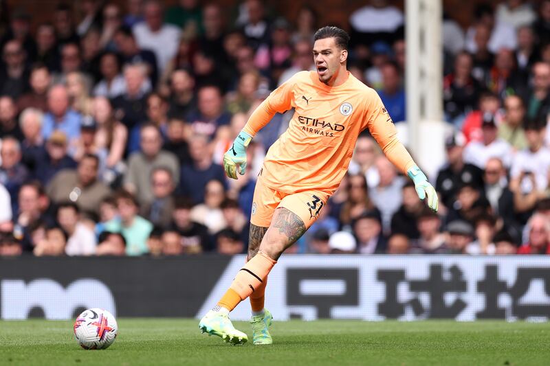 MANCHESTER CITY PLAYER RATINGS: Ederson - 6. Made a hash of his clearance but recovered well to stop Vinicius from taking a shot at his open goal in the 64th minute. Only had one save to make all through the game. Getty