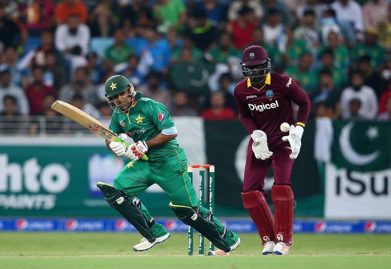 Sarfraz Ahmed’s 32-ball unbeaten 46 was a captain’s effort and key to victory against the West Indies. Francois Nel / Getty Images